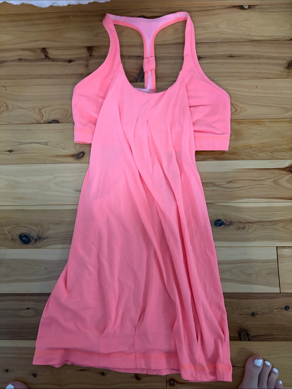 lululemon athletica Coral Pink Active Dress/Top